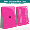 Picture of Teryeefi for MacBook Pro 13 inch Case M2 M1 A2338 A2251 A2289 A2159 A1989 A1708 A1706 (2016-2022 Release), Glitter Sparkly Plastic Hard Shell with Keyboard Cover & Screen Protector, Sparkly Pink