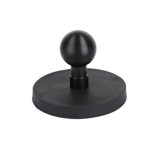 Picture of 66mm(2.6") Diameter Round Magnet Mount Base with 1" Ball,Compatible with RAM Mounts B Size Double Socket Arm and Other 1inch Ball Bike Motorcycle Phone Mount Holder