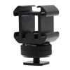 Picture of Cold Shoe Mount,Cold Shoe Adapter,Cold Shoe Mount Adapter,Camera Shoe Mount - 3 Shoe Mount Extension,Camera Flash Accessories,Bracket for Led Lights,Microphones,Monitors,Audio Recorder,Video Camera