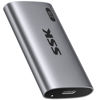 Picture of SSK 2TB SSD External Hard Drive, Portable SSD Up to 550MB/s Fast Solid State Drives, External Drive USB 3.2 Gen2 SSD for iPhone 15/Pro, Windows, Mac, Android with LED Light, Trim, Smart Supported