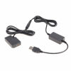 Picture of FocusFoto Full Decoded LP-E17 DR-E18 Dummy Battery DC Coupler + USB Power Supply Adapter Cable fit 5V 2A Power Bank for Canon EOS 77D 200D 800D 750D 760D M3 M5 M6 Mark II RP Camera