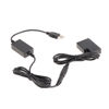 Picture of FocusFoto Full Decoded LP-E17 DR-E18 Dummy Battery DC Coupler + USB Power Supply Adapter Cable fit 5V 2A Power Bank for Canon EOS 77D 200D 800D 750D 760D M3 M5 M6 Mark II RP Camera
