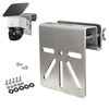 Picture of WiTi Gutter Mount Stainless Steel Bracket for Eufy Security SoloCam S340, Solar Security Camera Holder Anti-Rust Screws, No Drill Installation Compatible with IP PTZ DomeCameras Outdoor