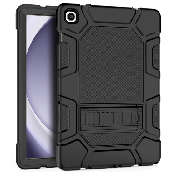 Picture of Rantice Case for Samsung Galaxy Tab A9+/A9 Plus 11” 2024, Heavy Duty Shockproof Rugged Protective Case with Kickstand for Galaxy Tab A9+/A9 Plus 11 Inch (SM-X210/X216/X218), Black