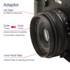 Picture of FotoZ Conversion Lens for Fujifilm X100V / X100VI, 49mm 0.75x Wide Angle & Macro 2 in 1 Lens with Lens Hood, Lens & Filter Adapter Ring (Black)