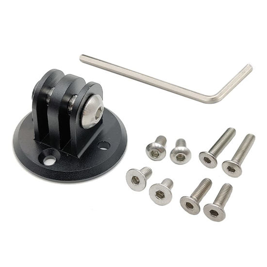 Picture of Cestbon Mount Combo Adapter for Garmin Edge Compatible with Camera or Headlight, Quick Release Out-Front Mount Extended Universal Adapter