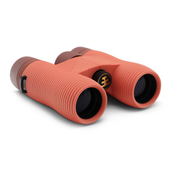 Picture of Nocs Provisions Field Issue 8x32 Waterproof Binoculars, 8X Magnification, Bak4 Prism, Wide View Multi-Coated Lenses for Bird Watching, Hunting & Wildlife Viewing - Coral Red