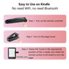 Picture of Remote Control Page Turner for Kindle Paperwhite Oasis Kobo E-Book eReaders, iPhone, iPad, Android Ebook Page Turn, Camera Video Record Remote, Wireless Scroll Remote with Light, Page Forward, Black