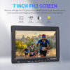 Picture of FEELWORLD FW759 Video Camera Monitor with F550 2200 mAh Battery 7” HD Screen DSR Field Monitor