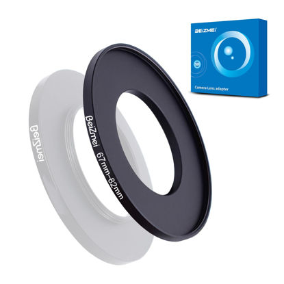 Picture of 67mm to 82mm Camera Filters Ring,Filters Ring Compatiable All Brands Ø67mm Lens to Ø82mm Camera accessory.Made of CNC.