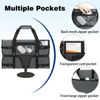Picture of Doksmeria Monitor Carrying Case, Monitor Travel Case for 27" LCD Screens and Monitors, Protective Monitor Bag Computer Monitor Dust Covers with Padded Velvet Lining & Adjustable Shoulder Strap
