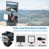 Picture of UTEBIT Cold Shoe Mount 1/4"-20 Thread with Magic Arm Camera Hot Shoe Mount for Microphone LED Flash Light Monitor