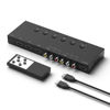 Picture of Y.D.F 3 Way HDMI 2.0 to HDMI Switcher + 2 RCA to HDMI Converter(2 in 1) 2 Way AV Composite CVBS Switch to HDMI Adapter Support 4:3/16:9 Switching for N64 NGC Wii Xbox PS2/3/4/5 Xbox Series/ONE Switch