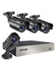 Picture of ZOSI 8CH 3K Lite Home Security Camera System Outdoor Indoor,AI Human/Vehicle Detection,Night Vision,H.265+ 8 Channel 5MP Lite Video DVR with 4pcs 1920TVL 1080P Weatherproof CCTV Cameras,(NO HDD)