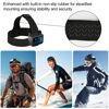 Picture of GOLRTRAL 3 in 1 Accessories Set for GoPro Hero 13 12 11 10 9 8 7 6 5 4 3 Black, Chest Mount Harness/Head Strap Mount/ 360°Rotating Wrist Strap, Adjustable Flexible Mount Kit