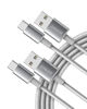 Picture of Anker USB to USB C Cable [2 Pack, 6FT], USB A to USB C Charger Cord for Samsung Galaxy S10 S10+, LG V30, Beats Fit Pro and More (USB 2.0, Silver)