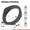 Picture of RED WOLF 4PCS 6.5 Inch Speaker Adapter Spacer Ring w/Speaker Wiring Harness Plug Replacement for GMC Sierra/Chevy Silverado/Buick 1995-2012, Cadillac 1988-1999 Aftermarket Door Speaker Bracket Kit