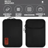 Picture of Travel Cable Organizer Pouch Electronic Accessories,Travel Essentials,Cord Organizer Storage Bag For Cord, Charger, Phone, Earphone,SD Card,Black