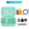 Picture of BOVKE Carrying Case for Polaroid Go Generation 2 / Polaroid Go Mini Instant Camera, Polaroid Go Gen 2 Camera Travel Storage Bag With Extra Space for Photo Films, Charging Cables, Green