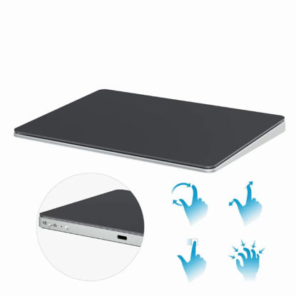 Picture of Wireless Trackpad for Windows Macbooks Rechargeable multi surface touch pad (Black)