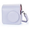 Picture of Phetium Instant mini SE Protective Camera Case Compatible with Instax Mini SE Film Camera, PU Leather Cover Bag with Pocket and Adjustable Shoulder Strap (Lavender)