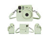 Picture of Phetium Instant mini SE Protective Camera Case Compatible with Instax Mini SE Film Camera, PU Leather Cover Bag with Pocket and Adjustable Shoulder Strap (Seafoam Green)