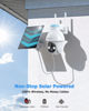 Picture of 【2K】 Solar Security Cameras Outdoor Wireless, 2 Pack Outdoor Camera Wireless Solar Powered, Pan Tilt 360°WiFi Camera with Color Night Vision/PIR Sensor/2-Way Audio/Alexa/Google Assistant