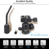 Picture of Ball Head with Handle ARTCISE Camera Tripod Ball Head with Two Quick Release Plates and Phone Clip for Monopod, 360 Degree Panoramic Head for Tripod, Monopod, Slider, DSLR Camera，Max Load 22lb/10kg