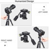 Picture of Ball Head with Handle ARTCISE Camera Tripod Ball Head with Two Quick Release Plates and Phone Clip for Monopod, 360 Degree Panoramic Head for Tripod, Monopod, Slider, DSLR Camera，Max Load 22lb/10kg