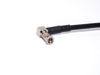 Picture of 12G Micro SDI | 75 ohms | 90 Degree HDBNC Male to BNC Female cable | for Blackmagic Micro Studio Camera 4K G2 | for Blackmagic Micro 4K G2 | 5 inch | 10 cm long | Pigtail | Extention | Coupler