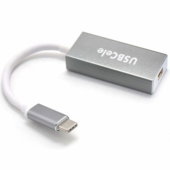 Picture of USBCele USB-C (Thunderbolt 3) to Mini DisplayPort Adapter, USB Type C to Mini Display Port 4K Cable Adapter for MacBook Pro, iMac, LED Cinema Display and More