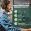 Picture of Yealink WH62 Dual DECT Wireless Headset 525 ft Range for Zoom Certified &UC Plf,Work Headset with 2X Noise Canceling Mic for IP Phone and Computer,Office Headset Call Control, Ringer,14H Talk Time