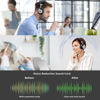 Picture of Wantek Wireless Headset with AI Noise Cancelling Microphone Bluetooth Headset - Bluetooth V5.2 Headphones with USB Dongle
