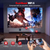 Picture of 4K Smart Projector with 5G WiFi and Bluetooth 5.2, 600 ANSI Portable Projector with Built in App, 1080P Outdoor Movie Projector with 4P4D Correction, Max 220" Compatible with iPhone/Android/TV Stick