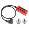 Picture of 12V Metal Regulated Surge Protection P-Tap D-Tap Splitter for ARRI|RED|Sony|Teradek |Smallhd|DJI|TILTA |SmallRig|V-Mount|Gold-Mount, 4 * 1/4"-20 Screw Threads- 17.7 inches(Red)