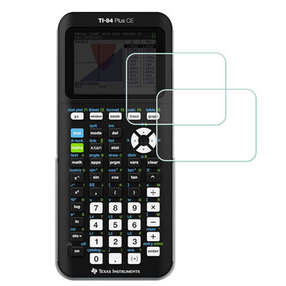 Picture of Screen Protector for Texas Instruments TI-84 Plus Ce Graphing Calculator [2 Pcs], MTHGH Tempered Glass 9H Hardness Sensitive Touch Bubble Free Film Ultra-Thin Protective Cover