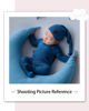 Picture of Zeroest Newborn Photography Props Boy Outfits Baby Photo Props Outfit Newborn Boy Photo Shoot Hat Set (Blue)