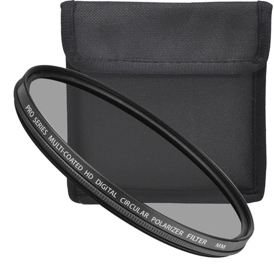 Picture of Acuvar 105MM CPL Lens Filter Pro, Circular Polarizer Lens Filter Universal for Camera Lens w 105MM Filter Lens for Canon, Nikon, Sony, FujiFilm, Olympus, Pentax, Sigma, Tamron Digital Cameras