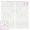 Picture of xo, Fetti Disco Ball Foil Curtain - Last Disco Bachelorette Party Decorations - Set of 2 | Groovy Backdrop, 70s Birthday Photo Booth, Wedding, New Years Eve