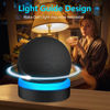 Picture of ZUOLACO Table Holder for Echo Dot 4th/5th Generation, Desktop Stand Mount for Echo Dot 4th/5th Gen, Base Bracket with Light Guide, Dot Accessories with Built-in Cable Management, Black