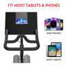 Picture of Crostice Tablet Holder Mount Compatible with Peloton Bike & Bike Plus & Row & Tread, Holder for iPad, Phone Holder Tablet Stand for Most Exercise Bike & Treadmill Accessories, Compatible with MYX Bike