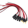 Picture of exgoofit 12V 5A DC Power Pigtail Barrel Plug Connector Cable 5 Pairs, 2.1mm x 5.5mm Male Female DC Pigtail Connectors for CCTV Security Camera and 12V Power Supply Adapter