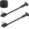 Picture of Uogw 2 Pack Extension Cable Compatible with Blink Outdoor 4(4th Gen),5inch Weatherproof Outdoor L-Shaped Flat Power Extension Cord,Female Mirco USB to Male Type C Extender Cord for Blink 4(4th Gen)