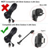 Picture of Uogw 2 Pack Extension Cable Compatible with Blink Outdoor 4(4th Gen),5inch Weatherproof Outdoor L-Shaped Flat Power Extension Cord,Female Mirco USB to Male Type C Extender Cord for Blink 4(4th Gen)