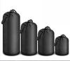 Picture of KENGEL (4 Pack Photo Thick Protective Neoprene Pouch Set for DSLR Camera Lens (Canon, Nikon, Pentax, Sony, Olympus, Panasonic) - Includes: Small, Medium, Large and Extra Large Pouches