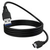 Picture of Zosvoses UC-E24 USB Cable Compatible with Nikon ZFC, Z6, Z7, D6, D780, OM-D E-M1 Mark III, for Canon EOS R, RP, R3, GX7, 3, R5, R6 Camera, 3.3ft