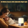 Picture of Yuehetian Hidden Camera Spy Camera Night Light, Nanny Cam Hidden Camera with HD 4K Video, Night Vision, Motion Detection, Adjustable Light Color, Hidden Security Camera Indoor for Home