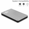 Picture of NRICO 500GB Portable External Hard Drive USB 3.0 HDD 2.5inch Storage Compatible for PC, Mac, Desktop,PS4 (500GB, Grey)