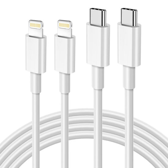 Picture of USB C to Lightning Cable [Apple MFi Certified] 2Pack 10FT iPhone Fast Charger Cable Power Delivery Type C Charging Cord Compatible with iPhone 14 13 13 Pro Max 12 12 Pro Max 11 XS XR X 8
