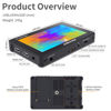 Picture of ANDYCINE A6 II 5.5 Inch Touchscreen DLSR Camera Video Field Monitor 1600nits High Brightness Camera Focus Monitor Support Waveform 3D LUT,F970 External Plate(Battery,Carry Case Include Bundle)